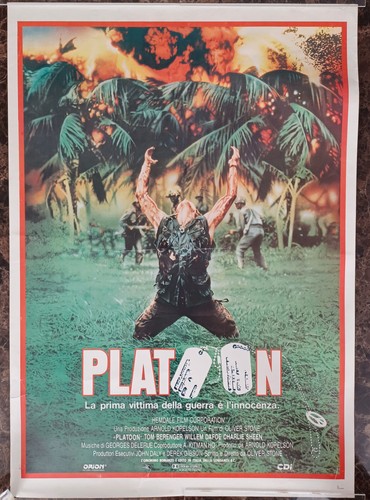 Platoon poster locandina film - platoon,