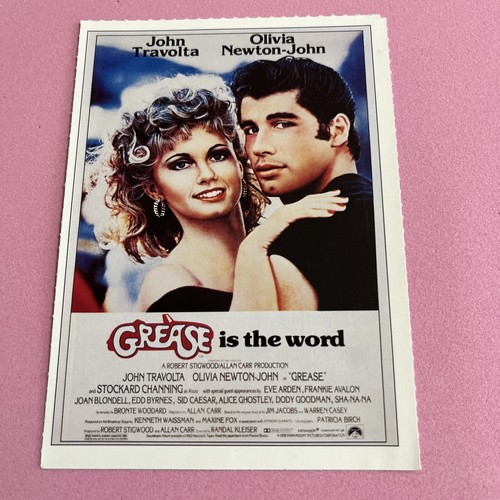 Mini locandina ciak grease - mini,