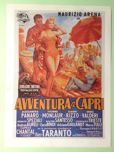 Locandina avventura capri - locandina,