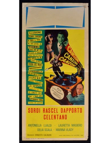 Locandina canzoni adriano - canzoni,