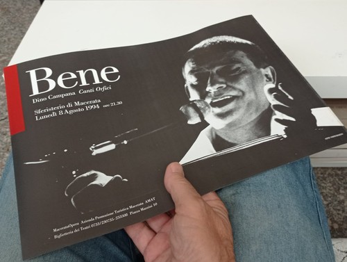 Locandina carmelo bene dino - bene,