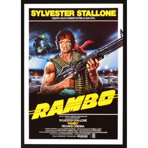 Locandina rambo sylvester - locandina,