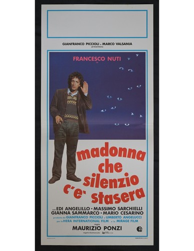 Locandina madonna che silenzio - madonna,
